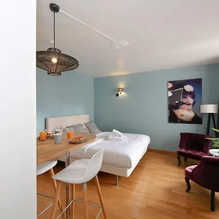 402 - Elegant Et Confortable A 5 Apartamento París