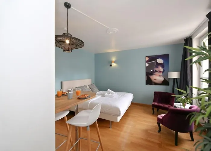 402 - Elegant Et Confortable A 5 Apartamento París